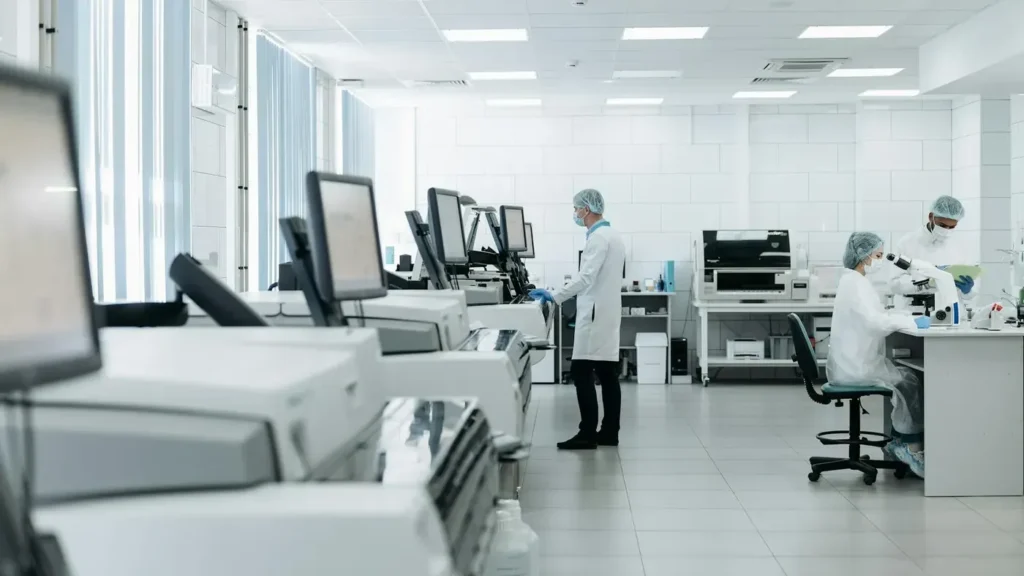 methane monitoring technology advancements in a lab.