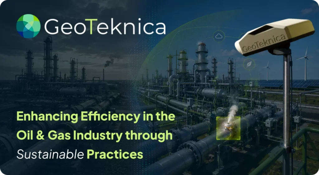 GeoTeknica technology enhances sustainable oil and gas operations with efficient practices at a refinery.